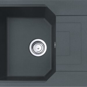 Franke UBG 611-62 Urban Lavello 1 vasca incasso/filotop 62 x 50 con gocciolatoio reversibile - grafite