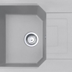 Franke UBG 611-62 Urban Lavello 1 vasca incasso/filotop 62 x 50 con gocciolatoio reversibile - alluminio