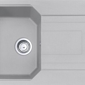 Franke UBG 611-78 Urban Lavello 1 vasca incasso/filotop 78 x 50 con gocciolatoio reversibile - alluminio