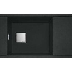 Franke FSG 611-87 Fresno Lavello 1 vasca incasso 88 x 50 cm con gocciolatoio reversibile - black matt