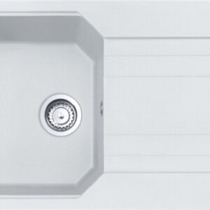 Franke UBG 611-86 Urban Lavello 1 vasca incasso 86 x 50 cm con gocciolatoio reversibile - bianco
