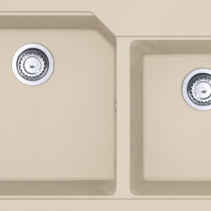 Franke UBG 620-86 Urban Lavello 2 vasche incasso 86 x 50 cm - avena