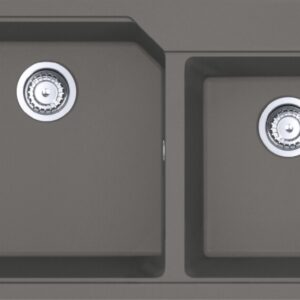 Franke UBG 620-86 Urban Lavello 2 vasche incasso 86 x 50 cm - stone grey