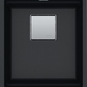 Franke KNG 110-37 Kubus 2 Lavello 1 vasca sottotop 37 x 42 - nero