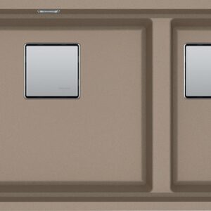 Franke KNG 120 Kubus 2 Lavello 1 vasca e 1/2 sottotop 72 x 42 - oyster