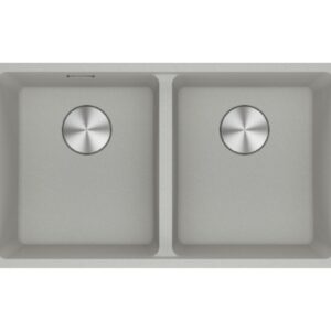 Franke MRG 120-35-35 Maris Lavello 2 vasche sottotop 75 x 43 cm - alluminio