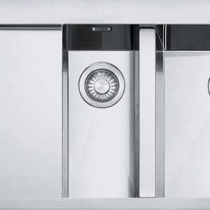 Franke PPX 251 TL Planar Lavello 1 vasca e 1/2 semifilo/filotop 100 x 51 con gocciolatoio sinistro - inox satinato