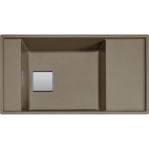 Franke FSG 211-86 Fresno Lavello 1 vasca filotop/sottotop 86 x 46 con gocciolatoio destro - fragranite - lunar grey