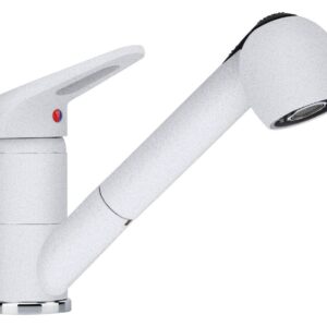 Franke NOVARA PLUS DOCCIA Miscelatore cucina con doccetta - bianco