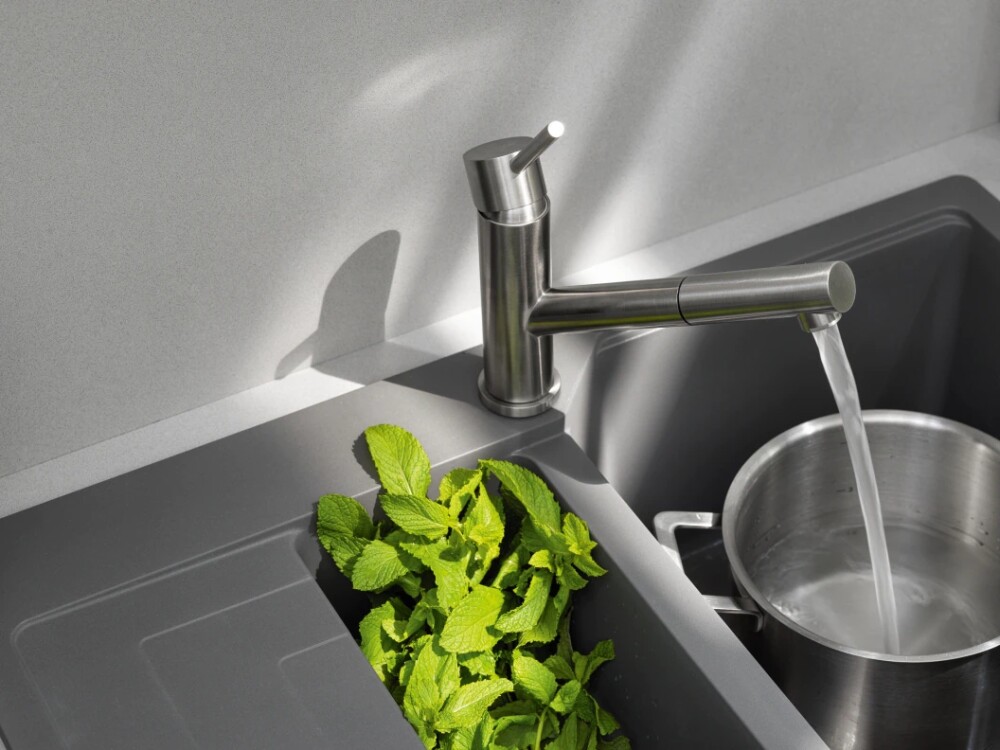 Franke ORBIT DOCCIA Miscelatore cucina con doccetta - inox satinato - immagine 3