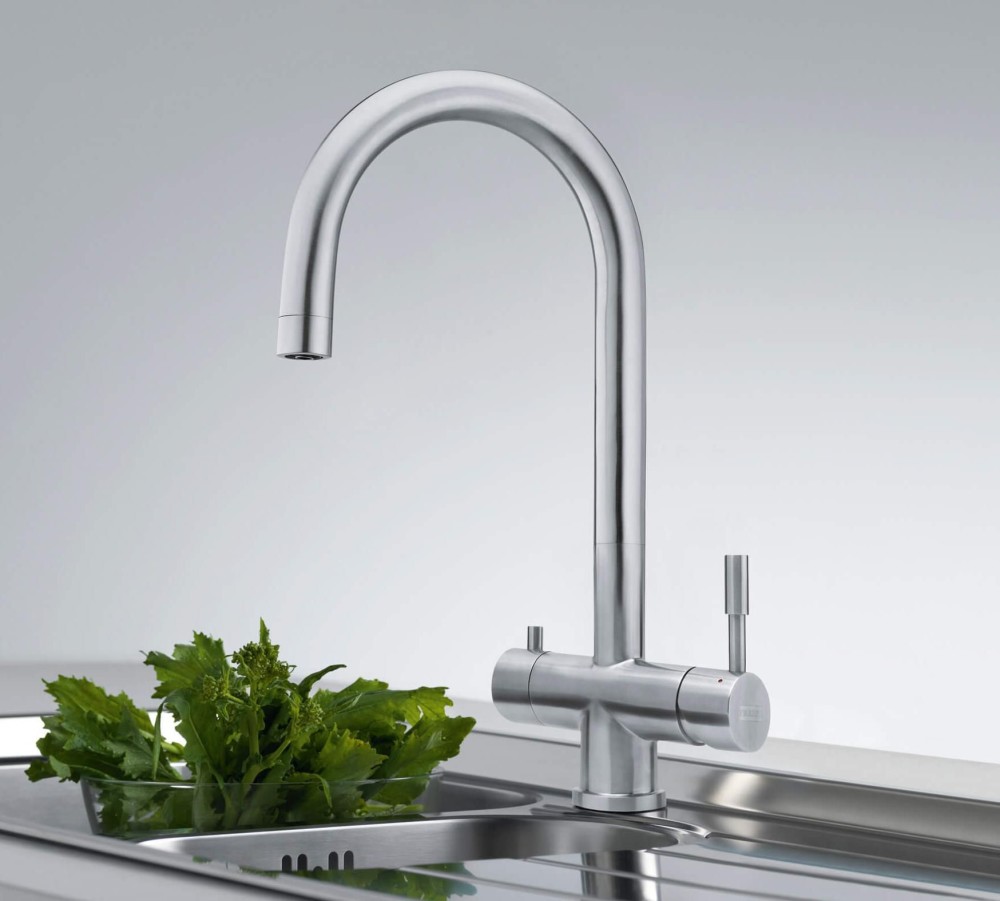 Franke EOS CLEAR Franke Clear Water Miscelatore cucina acqua filtrata - inox satinato (filtro depurazione non incluso) - immagine 2