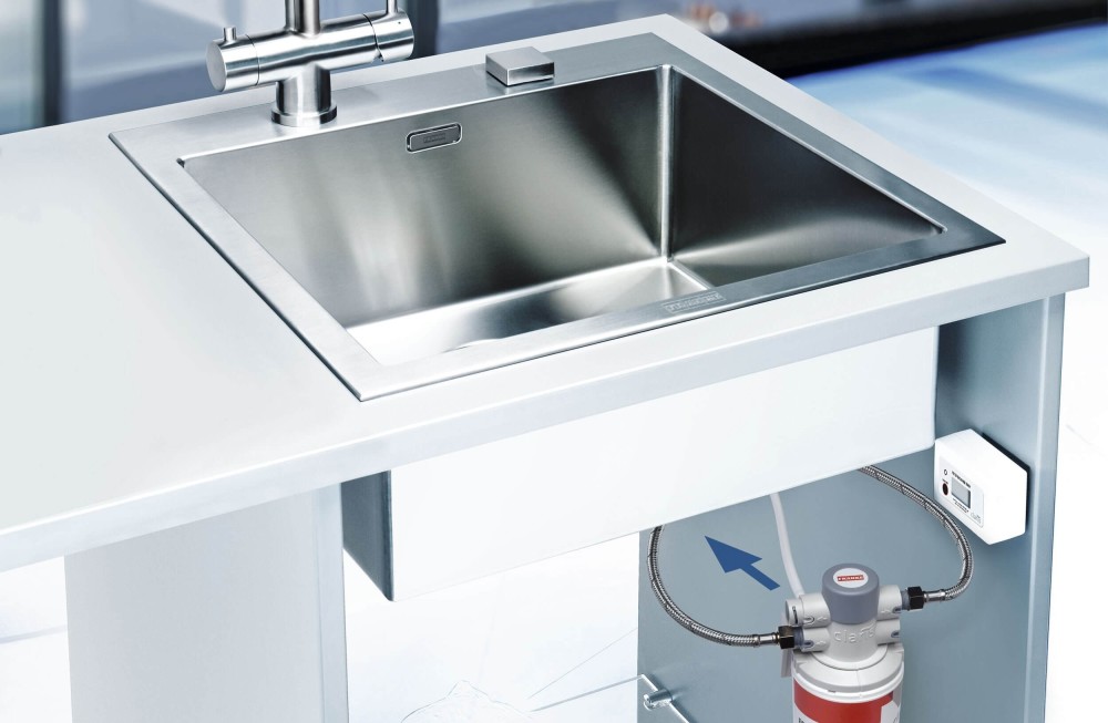 Franke EOS CLEAR Franke Clear Water Miscelatore cucina acqua filtrata - inox satinato (filtro depurazione non incluso) - immagine 3
