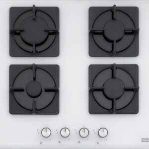 Franke FHNS 604 4G WH C New Square Piano cottura a gas cm. 60 - vetro bianco