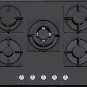 Franke FHNS 705 4G TC BK C Smart Linear Square Piano cottura a gas cm. 70 - vetro nero